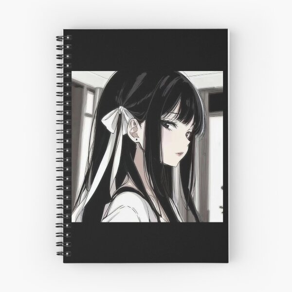 Item preview, anime girl with black hair  designed and sold by Moonflowerbt1.