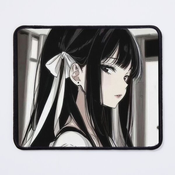 Item preview, anime girl with black hair designed and sold by Moonflowerbt1.