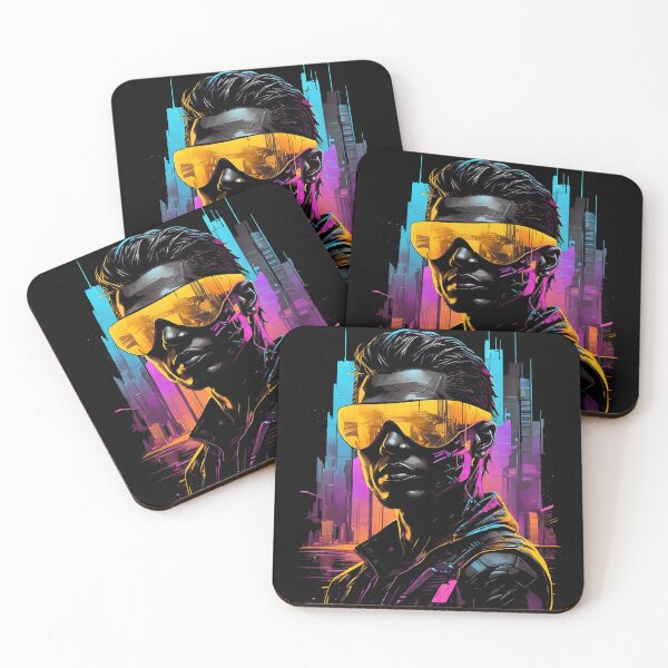 Item preview, Cyberpunk Man - City Reflection designed and sold by Bomba Visual.