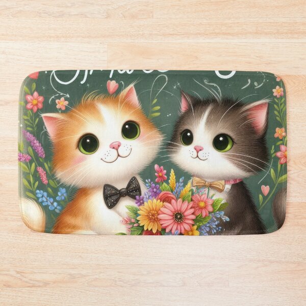 Item preview, kittens with flowers for Happy Mothers Day designed and sold by Expressions-Sel.