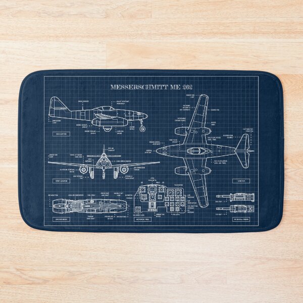 Item preview, Messerschmitt Me 262 (Navy Blueprint) designed and sold by BGALAXY.