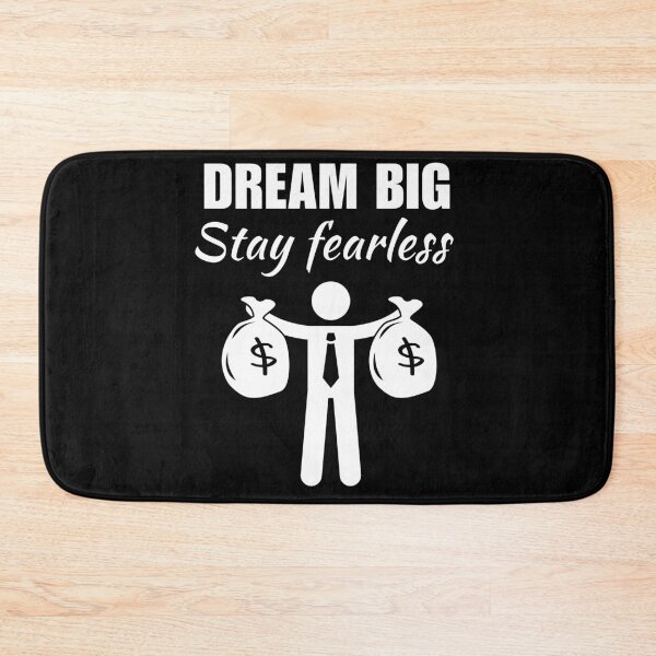 Item preview, Dream big, stay fearless, financial prosperity and freedom, motivation for young entrepreneur designed and sold by NBSStore.