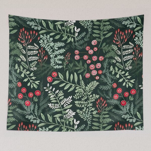 Item preview, Cottagecore Botanical Floral Herbs Plants Berries Pressed Flowers designed and sold by fluffstuffgifts.