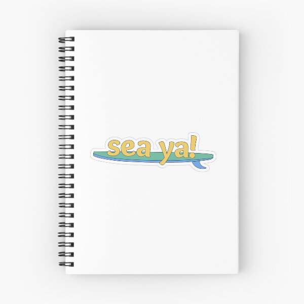Item preview, sea ya on surfboard designed and sold by indie cottage.