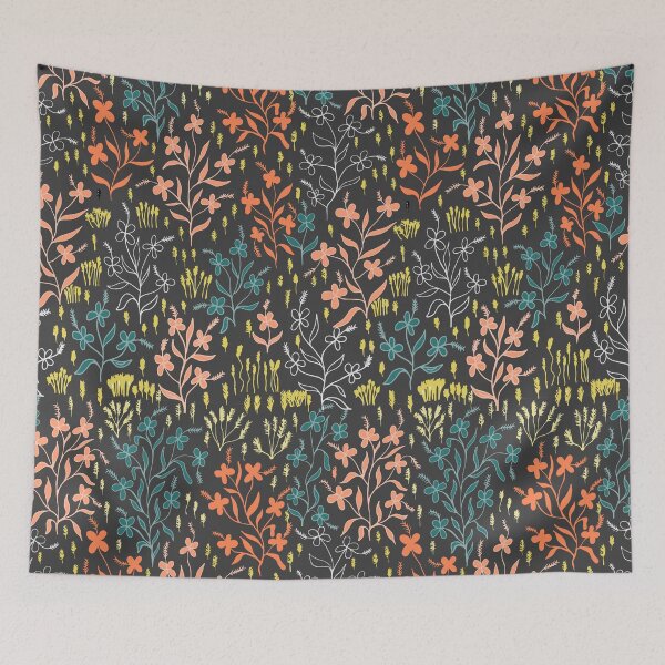 Item preview, Flowers of Spring - dark coloured designed and sold by SerahO.
