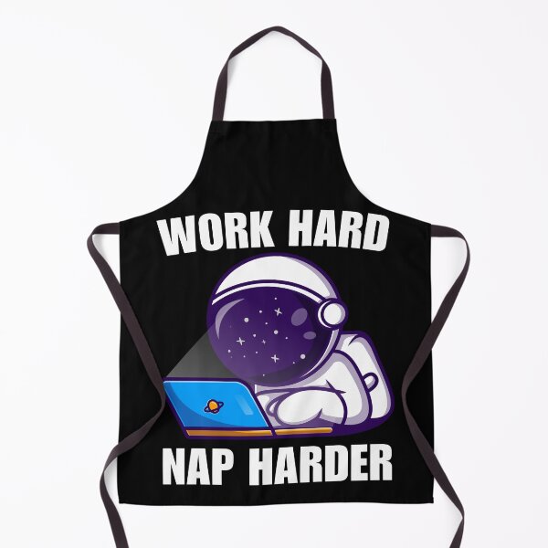 Item preview, Work hard, nap harder. Funny work from home quote or saying for productive freelancer designed and sold by NBSStore.