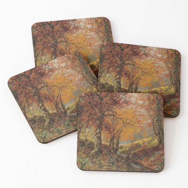 Item preview, Karl Vikas - A Forest Gland in Autumn designed and sold by tomorrowsart.