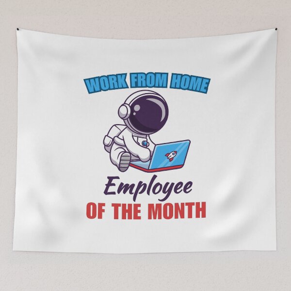 Item preview, Work from home employee of the month, funny freelancer, work from home or wfh saying or quote designed and sold by NBSStore.