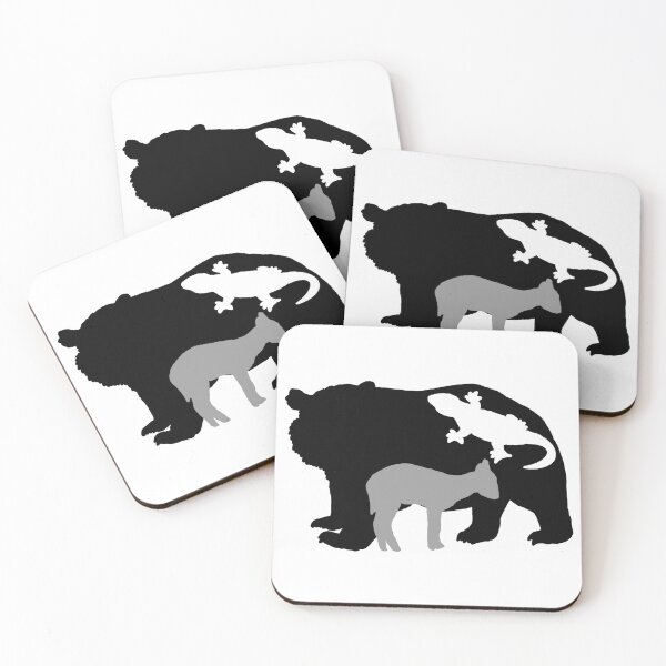 Item preview, Black and White Animal Silhouettes designed and sold by Animals-by-JB.