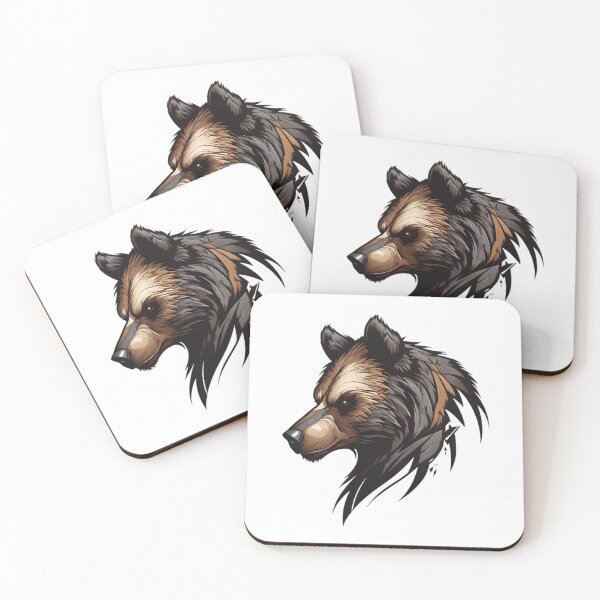 Item preview, Cool Bear Face / Logo-Style Art designed and sold by PolygonPinnacle.
