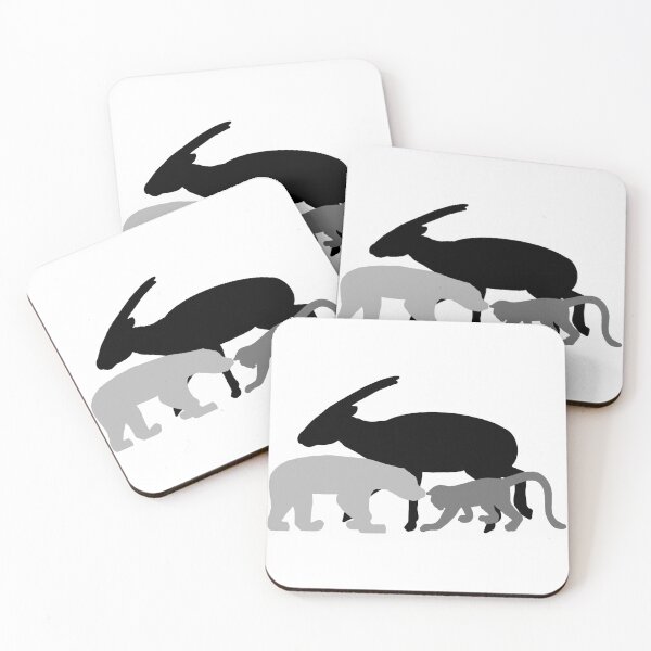 Item preview, Black and White Animal Silhouettes designed and sold by Animals-by-JB.