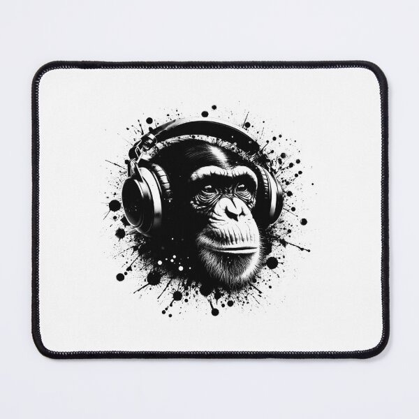 Item preview, Intense Primate Finds Solace in Human’s Musical Innovation designed and sold by DethLock.