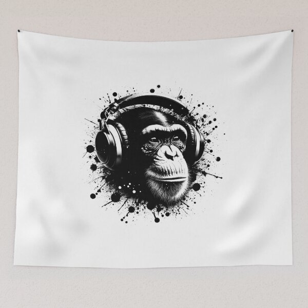 Item preview, Intense Primate Finds Solace in Human’s Musical Innovation designed and sold by DethLock.