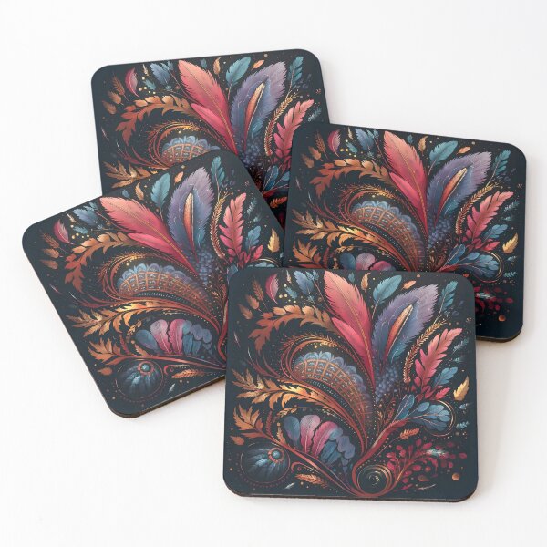 Item preview, Feather 3d art dark fantasy illustration designed and sold by asmaa gamal.