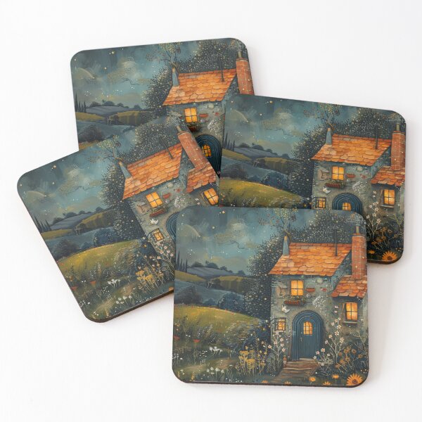 Item preview, whimsical naive art, nostalgic atmosphere designed and sold by Lucky-jl.