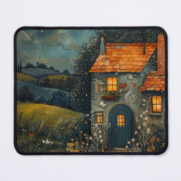 Item preview, whimsical naive art, nostalgic atmosphere designed and sold by Lucky-jl.
