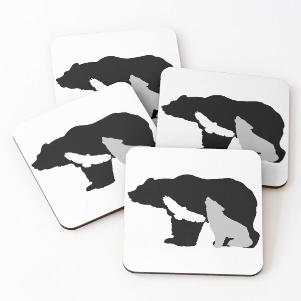 Item preview, Black and White Animal Silhouettes designed and sold by Animals-by-JB.