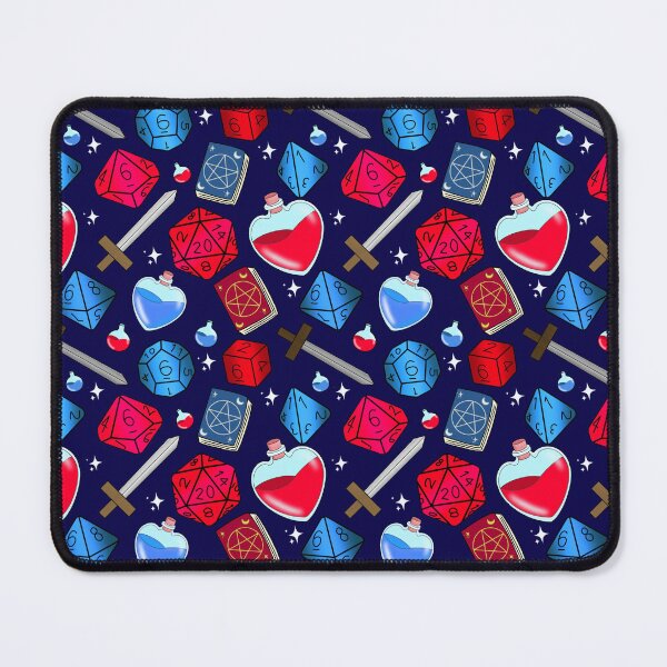 Item preview, DnD adventure basics blue and red designed and sold by Cthulhu loves crafts.