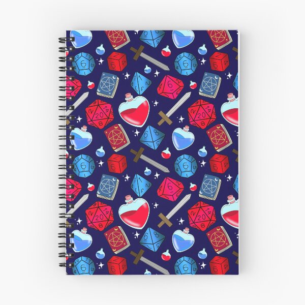 Item preview, DnD adventure basics blue and red designed and sold by Cthulhu loves crafts.