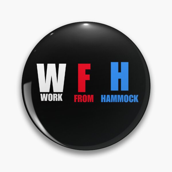 Item preview, WFH, work from hammock, funny work from home, laptop lifestyle freelancer saying or quote designed and sold by NBSStore.