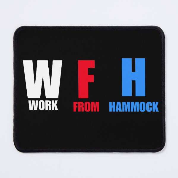 Item preview, WFH, work from hammock, funny work from home, laptop lifestyle freelancer saying or quote designed and sold by NBSStore.