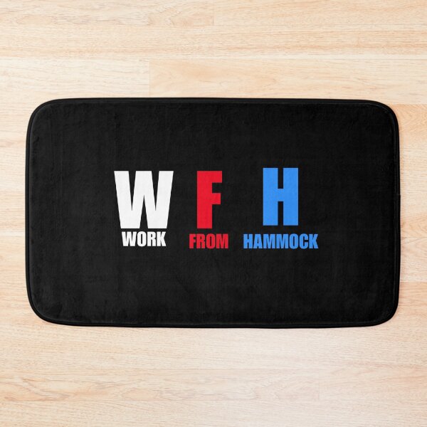 Item preview, WFH, work from hammock, funny work from home, laptop lifestyle freelancer saying or quote designed and sold by NBSStore.