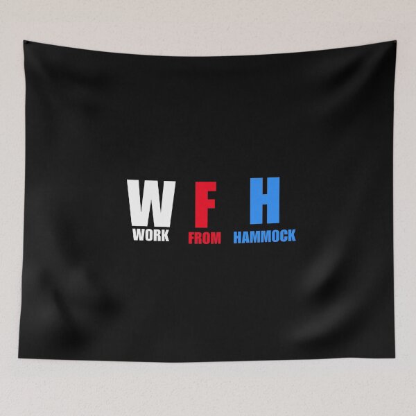 Item preview, WFH, work from hammock, funny work from home, laptop lifestyle freelancer saying or quote designed and sold by NBSStore.