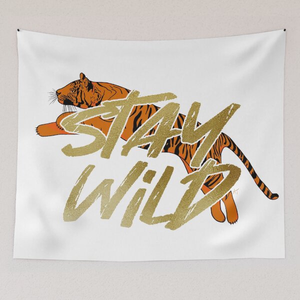 Item preview, Stay Wild Tiger Print designed and sold by Andrea Turner.
