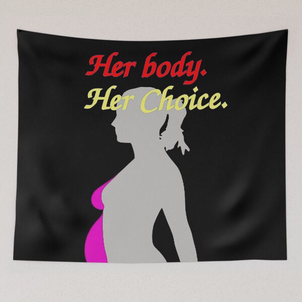 Item preview, Her body. Her choice. designed and sold by Nas-T-Shirt-Co.