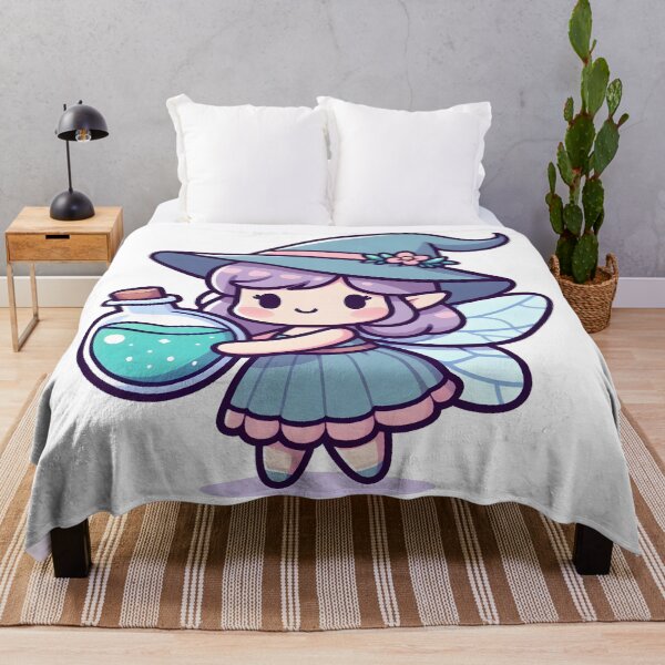 Item preview, Kawaii Fairy With Pointed Hat designed and sold by CanvasCutie.