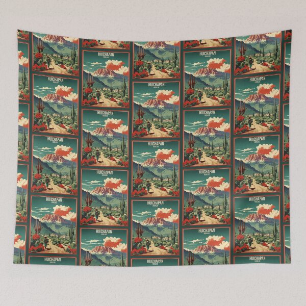 Item preview, Huichapan Hidalgo Magic Town Vintage Travel Tourism Poster  designed and sold by TravelersGems.