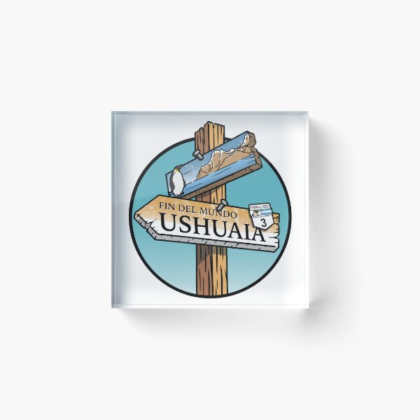 Item preview, Ushuaia Sign designed and sold by cerealbox-labs.