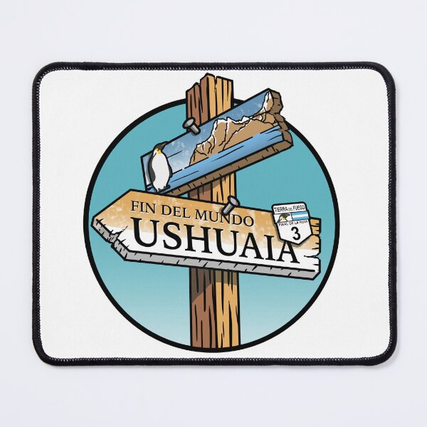 Item preview, Ushuaia Sign designed and sold by cerealbox-labs.