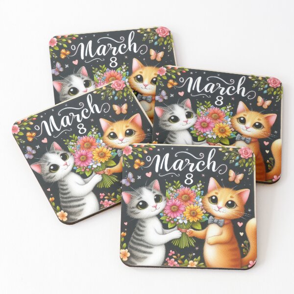 Item preview, kittens with flowers for Happy Mothers Day designed and sold by Expressions-Sel.