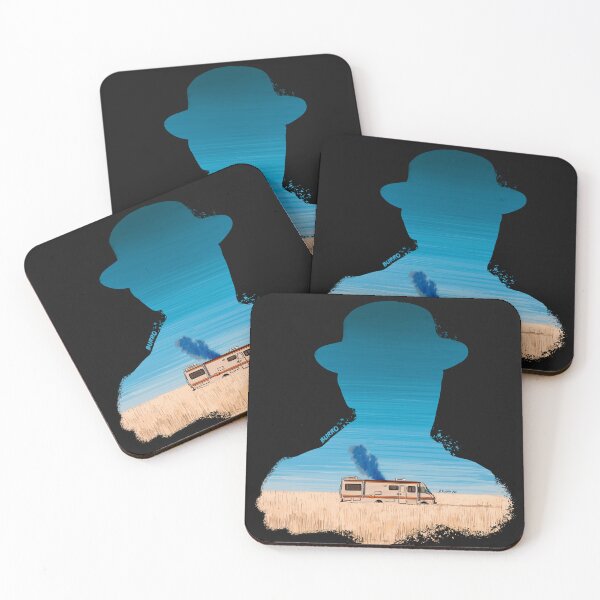 Item preview, Breaking Bad Silhouette Illustration - Smoking RV Scene designed and sold by burrotees.