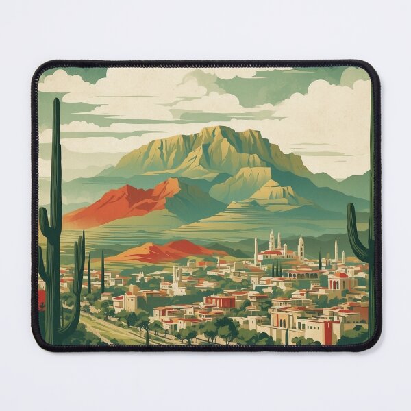 Item preview, Linares Nuevo Leon Magic Town Vintage Travel Tourism Poster designed and sold by TravelersGems.