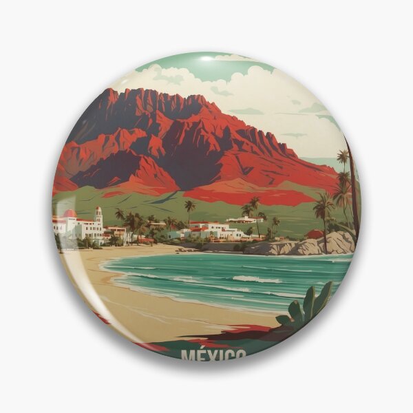 Item preview, Loreto Baja California Sur Mexico Magic Town Vintage Travel Tourism Poster  designed and sold by TravelersGems.