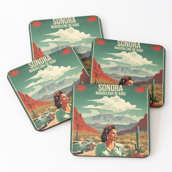 Item preview, Sonora Magdalena de Kino Magic Town Vintage Travel Tourism Poster  designed and sold by TravelersGems.
