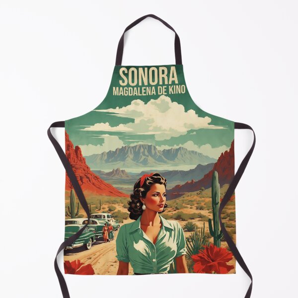 Item preview, Sonora Magdalena de Kino Magic Town Vintage Travel Tourism Poster designed and sold by TravelersGems.