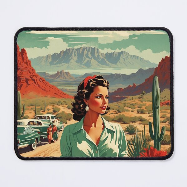 Item preview, Sonora Magdalena de Kino Magic Town Vintage Travel Tourism Poster designed and sold by TravelersGems.
