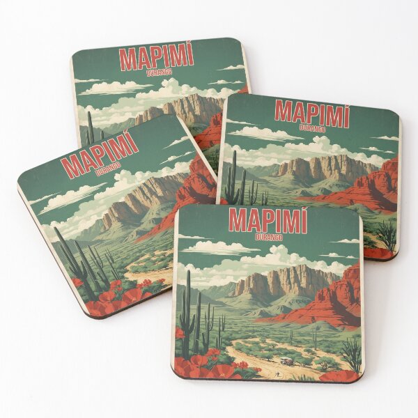 Item preview, Mapimi Durango Mexico Magic Town Vintage Travel Tourism Poster  designed and sold by TravelersGems.