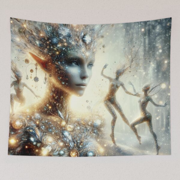 Item preview, Sparkling Elves dancing  designed and sold by ki-mer-a.