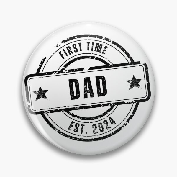 Item preview, First Time Dad Est 2024 designed and sold by soapblossom.