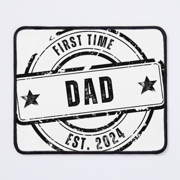 Item preview, First Time Dad Est 2024 designed and sold by soapblossom.