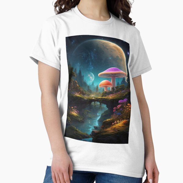 Item preview, Lunar Fantasy: A Surreal Journey Through Cosmic Botanica designed and sold by ArtComixHaven.