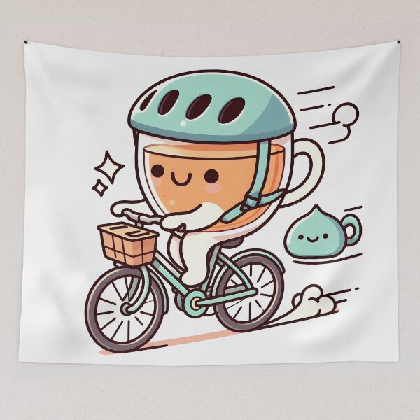 Item preview, Kawaii Tea: A Helmet designed and sold by CanvasCutie.