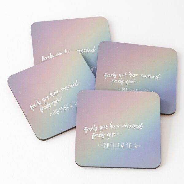 Item preview, Matthew 10 8 bible verse designed and sold by AEYA.