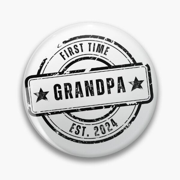 Item preview, First Time Grandpa Est 2024 designed and sold by soapblossom.