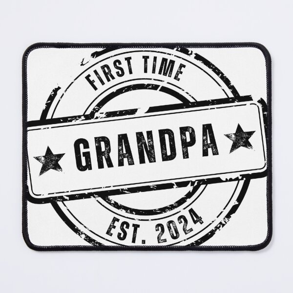 Item preview, First Time Grandpa Est 2024 designed and sold by soapblossom.