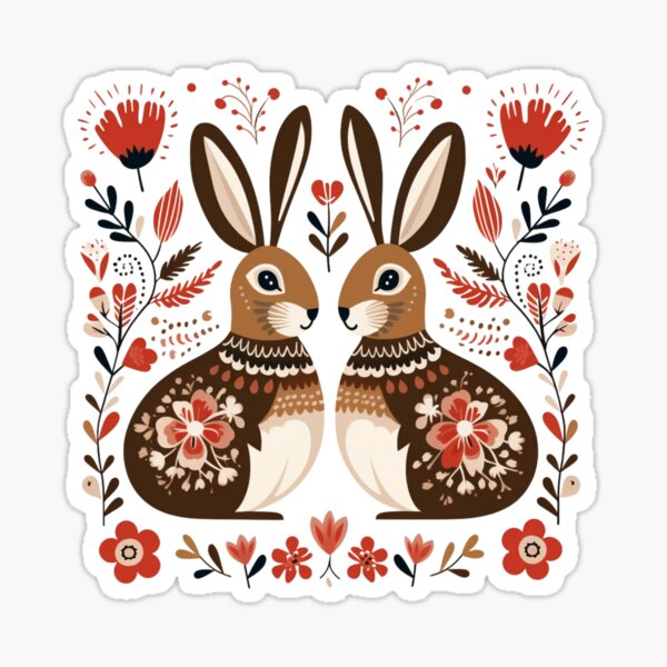 Artikel-Vorschau von Atem der Natur: Kaninchen zwischen den Blumen, designt und verkauft von BorczVisuals.